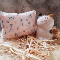 katzenkissen raschelnd